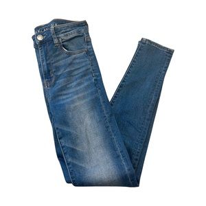 American Eagle medium wash skinny jeans